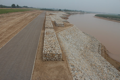 渭河渭南河滩李控导续建加固工程
